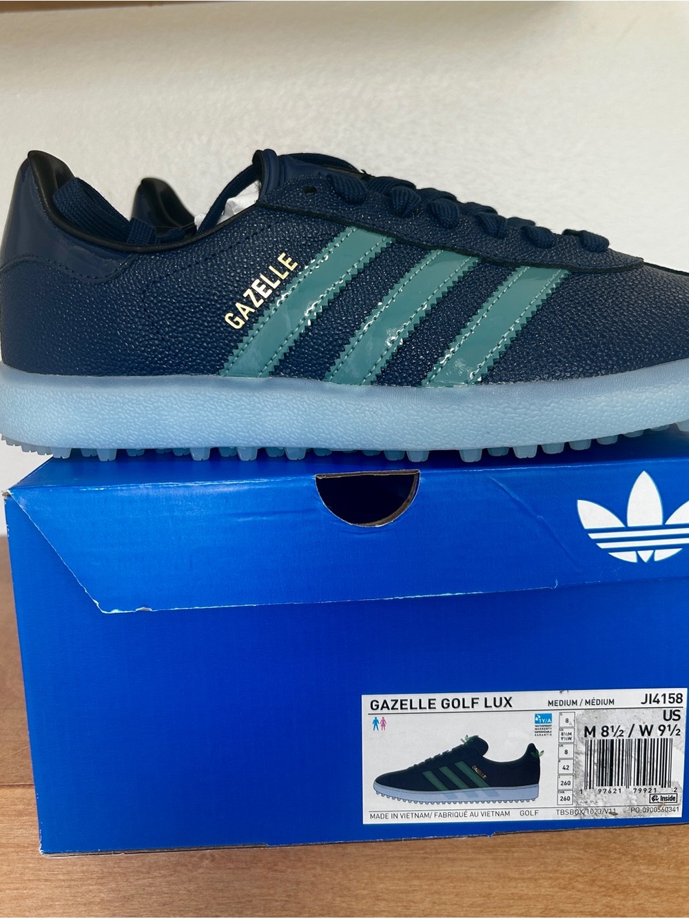 Adidas Gazelle Golf Sneaker Men’s 8.5